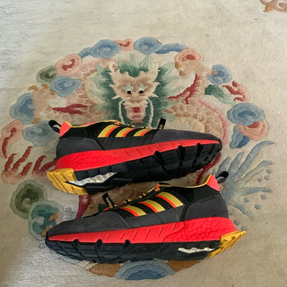 Adidas ZX 1K BOOST Marvel Guardians of the Galaxy GX210 Sneakers Mens Sz 8 - Picture 12 of 13